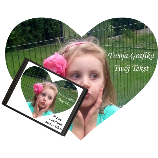 Puzzle Foto z Dowolnym Nadrukiem Zdjęciem Napisem Grafiką Logo A4 35 el